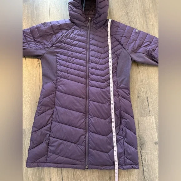 Columbia Womens Oyanta Trail Long Hybrid Jacket Eggplant Purple Size XL - Picture 3 of 8